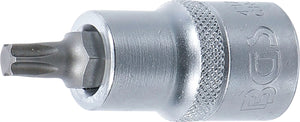 Bit-Insats | 12,5 mm (1/2") | T-Profil (för Torx) T40. BGS 4372