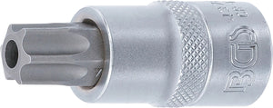 Bit-Insats | 12,5 mm (1/2") | T-Profil (för Torx) med borning T60. BGS 4376