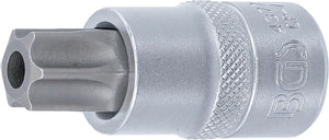 Bit-Insats | 12,5 mm (1/2") | T-Profil (för Torx) med borning T70. BGS 4377