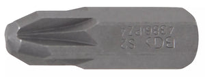 Bit | Längd 30 mm | Yttre sexkant 8 mm (5/16") | Krysspår PZ4. BGS 4386
