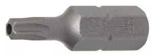 Bit | Längd 30 mm | Yttre sexkant 8 mm (5/16") | T-Profil (för Torx) med borrning T25. BGS 4425