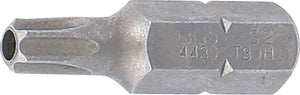 Bit | Längd 30 mm | Yttre sexkant 8 mm (5/16") | T-Profil (för Torx) med borrning T30. BGS 4430