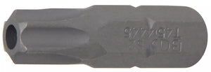 Bit | Längd 30 mm | Yttre sexkant 8 mm (5/16") | T-Profil (för Torx) med borrning T45. BGS 4445