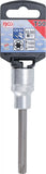 Bit-Insats | Längd 100 mm | 12,5 mm (1/2") | T-Profil (för Torx) T50. BGS 4474