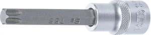 Bit-Insats | Längd 100 mm | 12,5 mm (1/2") | T-Profil (för Torx) T55. BGS 4475