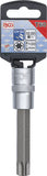 Bit-Insats | Längd 100 mm | 12,5 mm (1/2") | T-Profil (för Torx) T60. BGS 4476