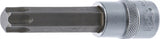Bit-Insats | Längd 100 mm | 12,5 mm (1/2") | T-Profil (för Torx) T70. BGS 4477