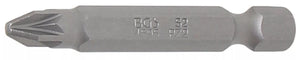 Bit | Längd 50 mm | Yttre sexkant 6,3 mm (1/4") | Krysspår PZ2. BGS 4595