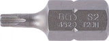 Bit | Längd 30 mm | Yttre sexkant 10 mm (3/8") | T-Profil (för Torx) med borrning T20. BGS 4620