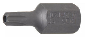 Bit | Längd 30 mm | Yttre sexkant 10 mm (3/8") | T-Profil (för Torx) med borrning T27. BGS 4627