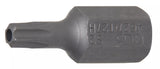 Bit | Längd 30 mm | Yttre sexkant 10 mm (3/8") | T-Profil (för Torx) med borrning T27. BGS 4627