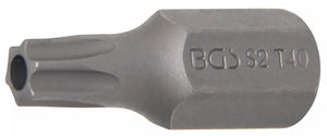 Bit | Längd 30 mm | Yttre sexkant 10 mm (3/8") | T-Profil (för Torx) med borrning T40. BGS 4640
