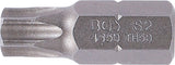 Bit | Längd 30 mm | Yttre sexkant 10 mm (3/8") | T-Profil (för Torx) med borrning T50. BGS 4650