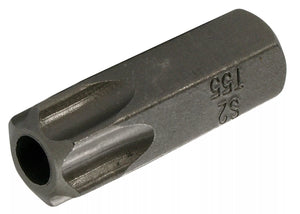 Bit | Längd 30 mm | Yttre sexkant 10 mm (3/8") | T-Profil (för Torx) med borrning T55. BGS 4655