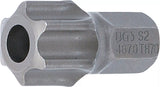Bit | Längd 30 mm | Yttre sexkant 10 mm (3/8") | T-Profil (för Torx) med borrning T70. BGS 4670
