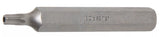 Bit | Längd 75 mm | Yttre sexkant 10 mm (3/8") | T-Profil (för Torx) med borrning T27. BGS 4727
