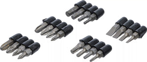 Bit-sats | Yttre sexkant 6,3 mm (1/4") | 20 delar. BGS Diy 4830