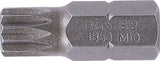 Bit | Längd 30 mm | Yttre sexkant 10 mm (3/8") | Inre mångtandad (för XZN) M10. BGS 4853