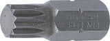 Bit | Längd 30 mm | Yttre sexkant 10 mm (3/8") | Inre mångtandad (för XZN) M10. BGS 4853