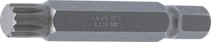 Bit | Längd 75 mm | Yttre sexkant 10 mm (3/8") | Inre mångtandad (för XZN) M12. BGS 4863