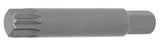 Bit | Längd 75 mm | Yttre sexkant 10 mm (3/8") | Inre mångtandad (för XZN) M14. BGS 4864