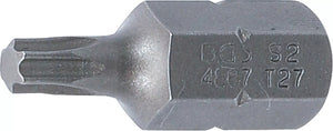 Bit | Längd 30 mm | Yttre sexkant 10 mm (3/8") | T-Profil (för Torx) T27. BGS 4867