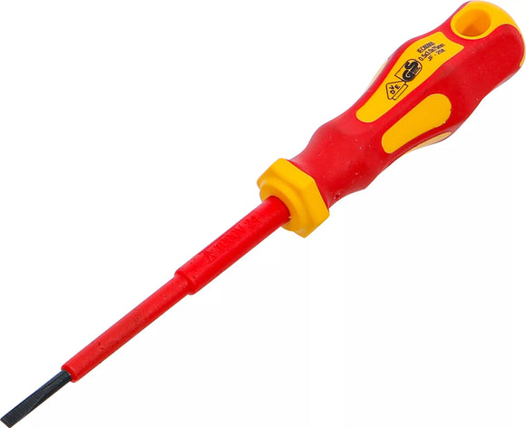 VDE-Skruvmejsel | Spår 3 mm | Klinglängd 75 mm. BGS 4925