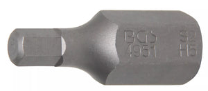 Bit | Längd 30 mm | Yttre sexkant 10 mm (3/8") | Inre sexkant 5 mm. BGS 4951