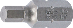 Bit | Längd 30 mm | Yttre sexkant 10 mm (3/8") | Inre sexkant 6 mm. BGS 4952