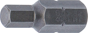 Bit | Längd 30 mm | Yttre sexkant 10 mm (3/8") | Inre sexkant 7 mm. BGS 4953