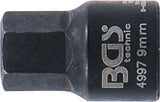 Bromsok-Insats | Inre sexkant | extra kort | 9 mm. BGS 4997