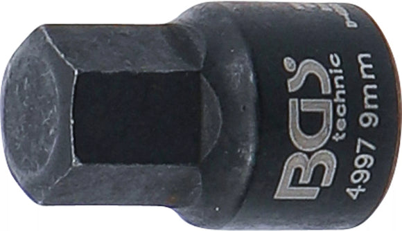 Bromsok-Insats | Inre sexkant | extra kort | 9 mm. BGS 4997