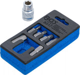 Skruvmejsel-Bit-sats | Yttre sexkant 10 mm (3/8") | Inre sexkant | 7 delar. BGS 5017