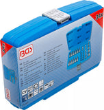 Bit- och hylsnyckelsats | 10 mm (3/8 tum) | T-profil (för Torx) | 34 delar. BGS 5021