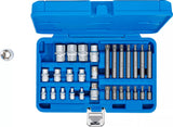 Bit- och Hylsnyckel-sats | E-Profil / T-Profil (för Torx) | 30 delar. BGS 5025