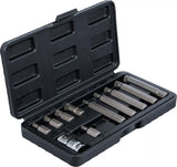 Bit-sats | Yttre sexkant 10 mm (3/8") | Inre mångtandad (för XZN) | 11 delar. BGS Diy 5030