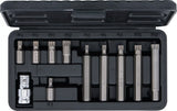 Bit-sats | Yttre sexkant 10 mm (3/8") | Inre mångtandad (för XZN) | 11 delar. BGS Diy 5030