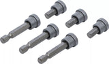 Bit-sats med djupstopp | För gipsplattor | Yttre sexkant 6,3 mm (1/4") | Krysspår PH2 | 6 delar. BGS Diy 50406