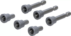 Bit-sats med djupstopp | För gipsplattor | Yttre sexkant 6,3 mm (1/4") | Krysspår PH2 | 6 delar. BGS Diy 50406