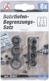 Borrdjup-Begränsare-sats | 8 delar. BGS Diy 50407
