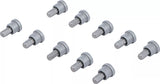Bit-sats med djupstopp | För gipsplattor | Yttre sexkant 6,3 mm (1/4") | Krysspår PH2 | 10 delar. BGS Diy 50408