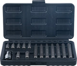 Bit-sats | Yttre sexkant 10 mm (3/8") | T-Profil (för Torx) | 15 delar. BGS Diy 5040