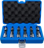 Bit-Insats-sats | 12,5 mm (1/2") | Inre sexkant 5 - 22 mm | 12 delar. BGS 5052