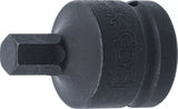 Kraft-Bit-Insats | Längd 55 mm | 20 mm (3/4") | Inre sexkant 12 mm. BGS 5054-12