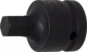 Kraft-Bit-Insats | Längd 55 mm | 20 mm (3/4") | Inre sexkant 14 mm. BGS 5054-14