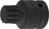 Kraft-Bit-Insats | Längd 55 mm | 20 mm (3/4") | Inre mångtandad (för XZN) M24. BGS 5054-M24