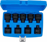 Kraft-Bit-Insats-sats | 20 mm (3/4") | Inre sexkant, Inre mångtandad (för XZN) | 9 delar. BGS 5054