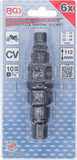 Motorcykel-Special-Insats | 10 mm (3/8") | 12 - 24 mm. BGS 5058-1