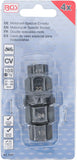 Motorcykel-Special-Insats | 10 mm (3/8") | 17 - 19 - 22 - 24 mm. BGS 5058
