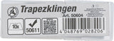 Trapetsblad-sats | för BGS 50611, 50614 | 10 delar. BGS Diy 50604